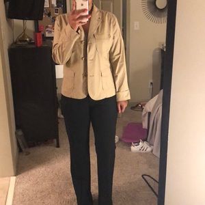 Talbots tan blazer